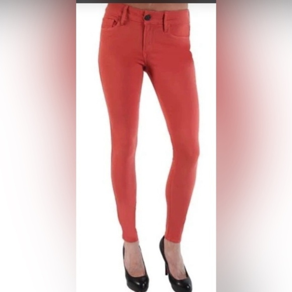 Black Orchid Denim NEW Skinny Jeans Sz 27 SAMPLE Faded Bright Pink Stretch